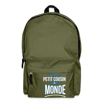 Meilleur Petit cousin du monde homme - Sac à dos - vert olive - Devant