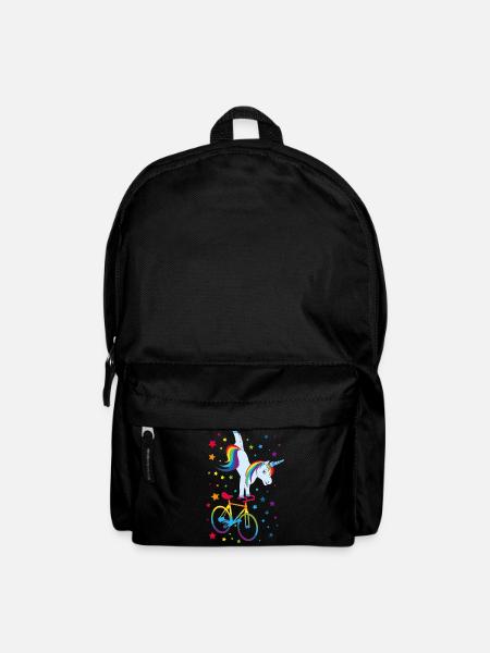 Kunstrad, Kunstradfahren, Hallenradsport, Einhorn - Rucksack - Schwarz