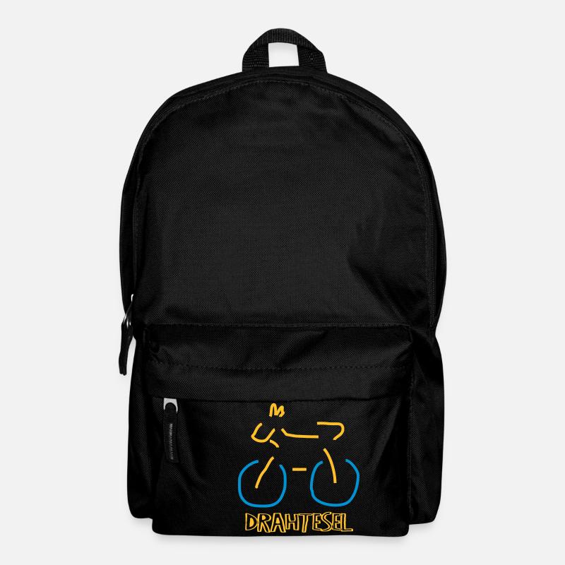 Drahtesel - Rucksack - Schwarz