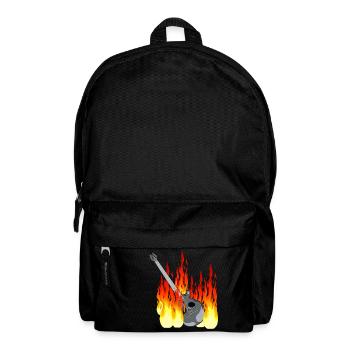 Electric Guitar Guitar Guitars Musical Instruments Music - Backpack - black - Front