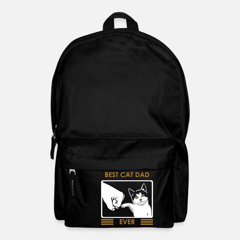 Papa Katze Logo - Rucksack - Schwarz