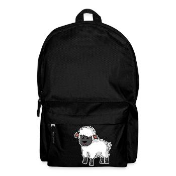 Schaf - Rucksack - Schwarz - Vorne