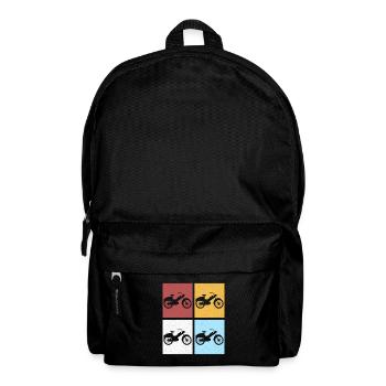 Mofa Moped Mofafahrer Mopedfahrer Mopeds Mokick - Rucksack - Schwarz - Vorne