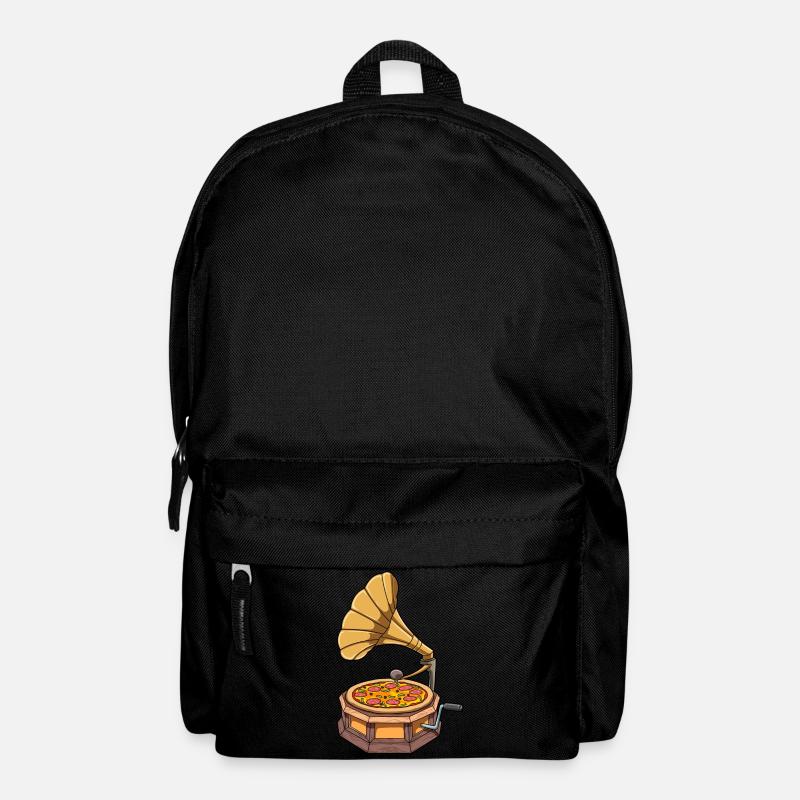 Pizza Phonographe - Sac à dos - noir