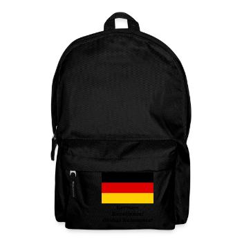 German Excellence! - Global Relevance! - Backpack - black - Front