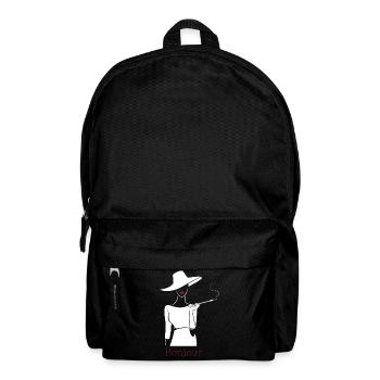 bonjour Tshirt - Salut Französisch Tshirt - Rucksack - Schwarz - Vorne
