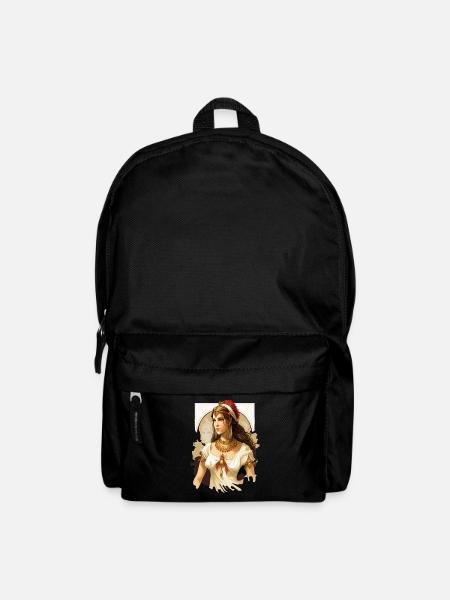Antike Königin in rotem Diadem - Rucksack - Schwarz