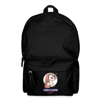 Einhorn-Trupp - Rucksack - Schwarz - Vorne