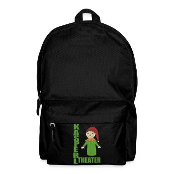 KASPERLTHEATER - Rucksack - Schwarz - Vorne