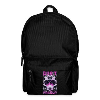 Motocross Helmet - Dirt Bike - Backpack - black - Front