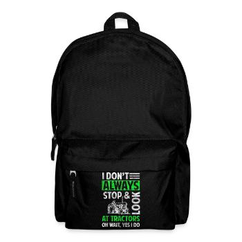 Bauer Anbau Farm Fahrzeug - Rucksack - Schwarz - Vorne