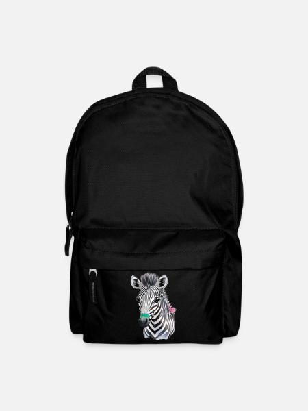 Poulains zébes - Sac à dos - noir
