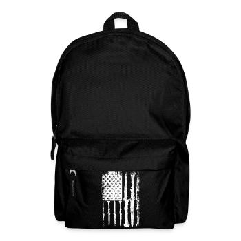 Clarinet USA Flag - Backpack - black - Front