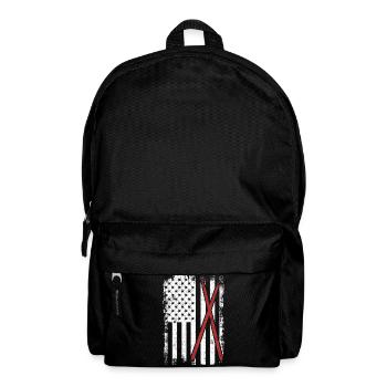 Drums USA Flag - Sac à dos - noir - Devant