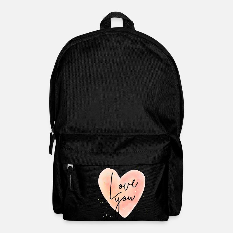 Je t’aime - Sac à dos - noir