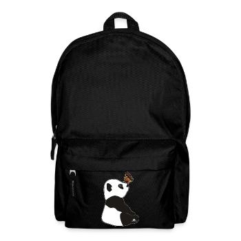 Panda butterfly - Backpack - black - Front