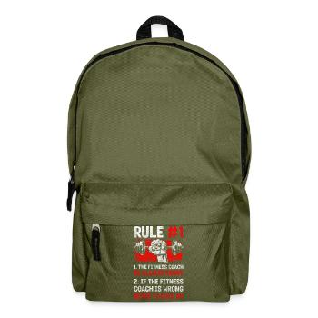 Trainer Gym Pumps Bench Press - Backpack - olive green - Front