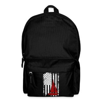Patriotischer Seemann US - Rucksack - Schwarz - Vorne