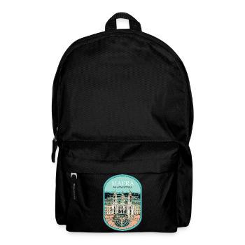 Kloster und Nationalpalast von Mafra, Luftaufnahme - Rucksack - Schwarz - Vorne