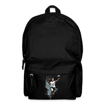 Joueur de handball streetwear Un style iconique - Sac à dos - noir - Devant