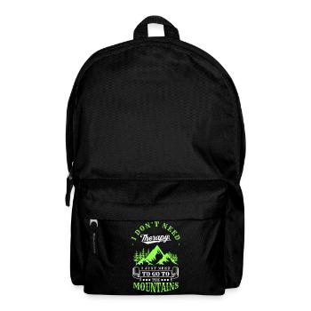 Bergsteigen Kletterer Trekking - Rucksack - Schwarz - Vorne
