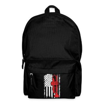Drapeau Trumpet USA - Sac à dos - noir - Devant