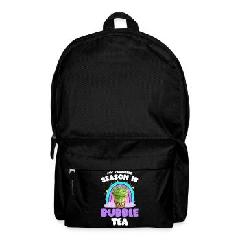 Boba Pearl Milk Eistee - Rucksack - Schwarz - Vorne