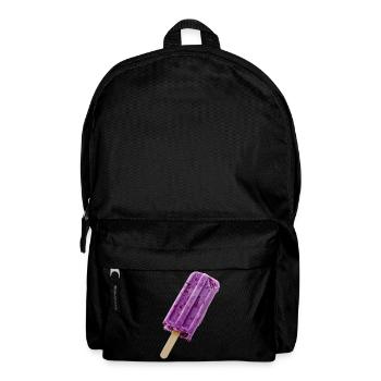Lila Eis am Stil - Rucksack - Schwarz - Vorne