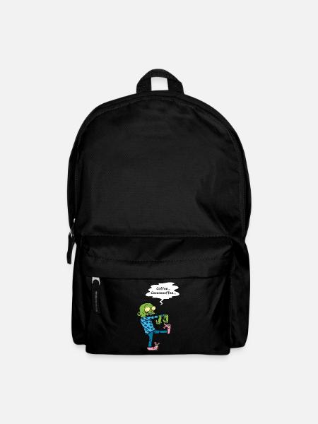 Brauchen Sie einen Kaffee - Rucksack - Schwarz