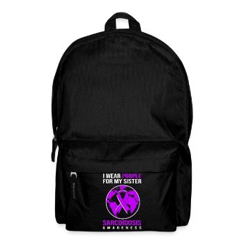 Sarkoidose Schwester - Rucksack - Schwarz - Vorne
