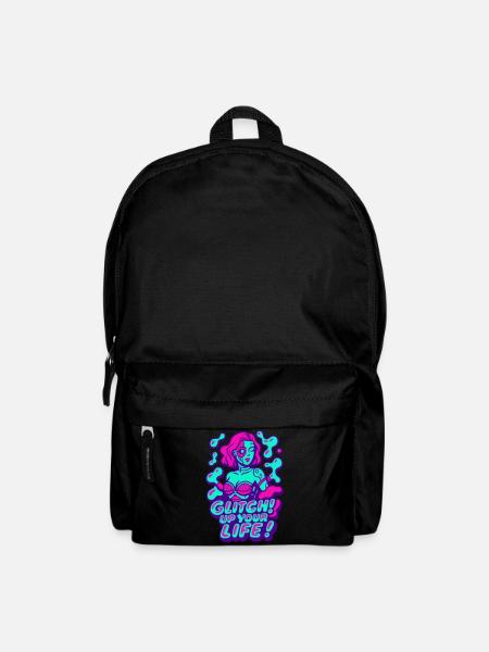 Glitch up your life! Cyborg Woman - Backpack - black