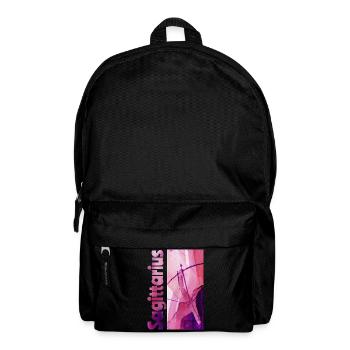 Zodiac Sagittarius Watercolor - Backpack - black - Front