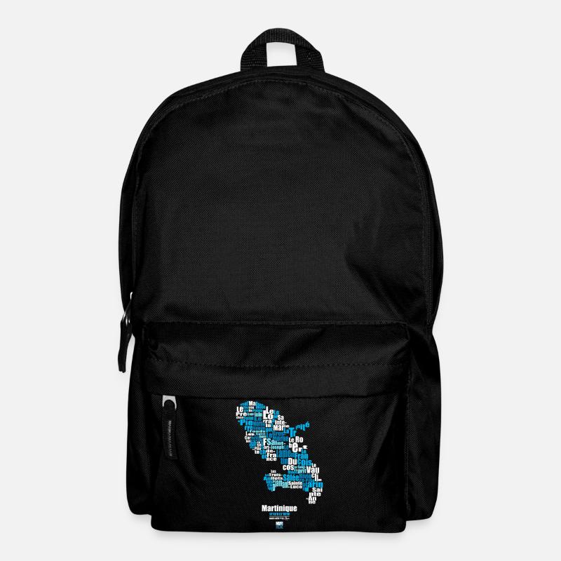 blue_martinique_fondnoir - Rucksack - Schwarz