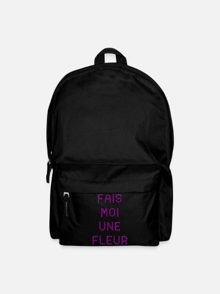 FAIS-MOI UNE FLEUR ! - Sac à dos - noir