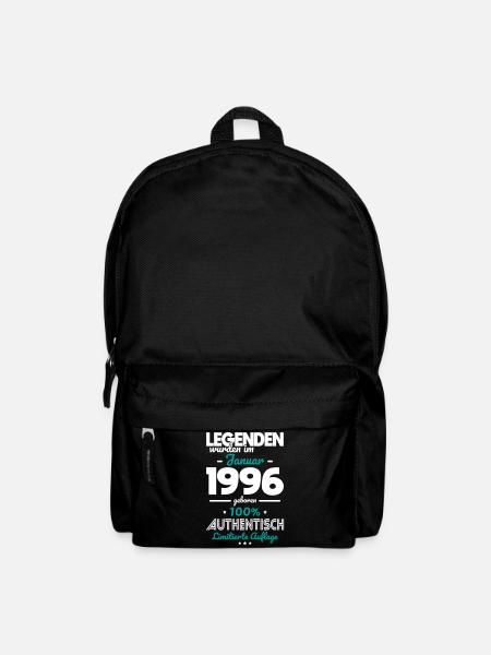 30. Geburtstag - Legenden wurden im Januar 1996 - Rucksack - Schwarz