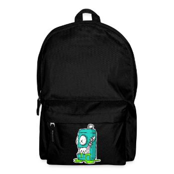Monster Box Cartoon Comic - Backpack - black - Front