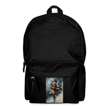 Fairytale Winter: Girl and Tree - Backpack - black - Front