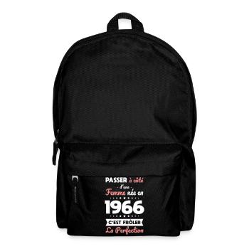 Born in 1966 – Coming close to perfection - Backpack - black - Front