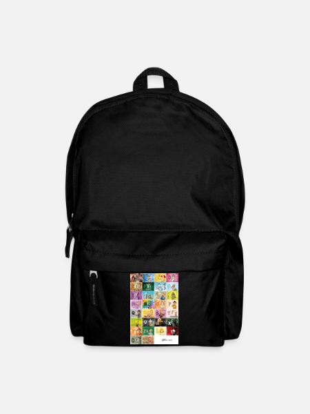 German Finger Alphabet 1 / - Backpack - black