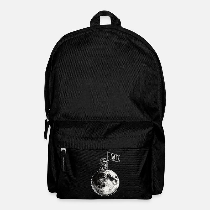 Moon with Rock Flag - Backpack - black