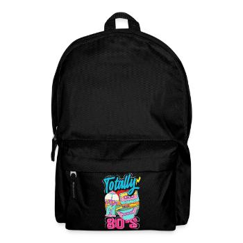 Retro Back to the 80s Vintage Design - Backpack - black - Front