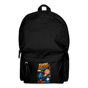 Livraison de pizza Turbo le soir - Sac à dos - noir - Devant