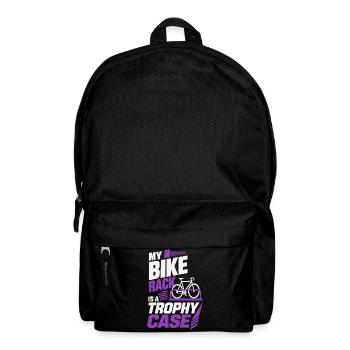 My Bike Rack Is a Trophy Case – Fahrrad Humor - Rucksack - Schwarz - Vorne