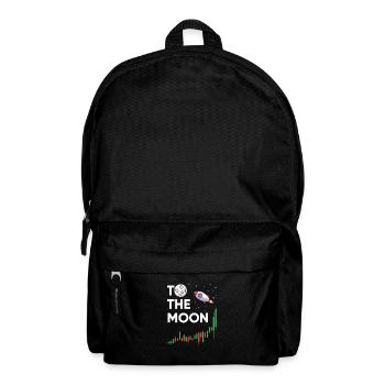 To The Moon - Trading Fun - Rucksack - Schwarz - Vorne