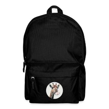 Giraffe Kaugummi Blase - Rucksack - Schwarz - Vorne