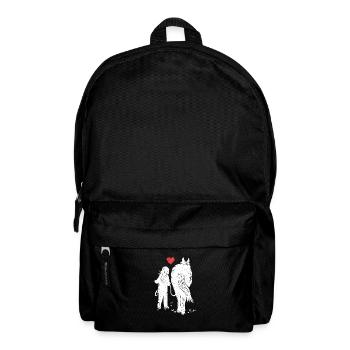 Liebe zu Pferde & Pony - Rucksack - Schwarz - Vorne