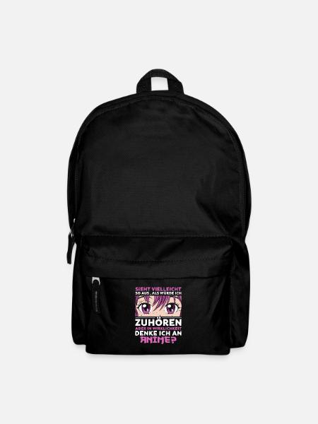 Zuhören? Ich denke an Anime - Rucksack - Schwarz