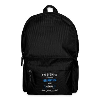Awesome Climber - Backpack - black - Front