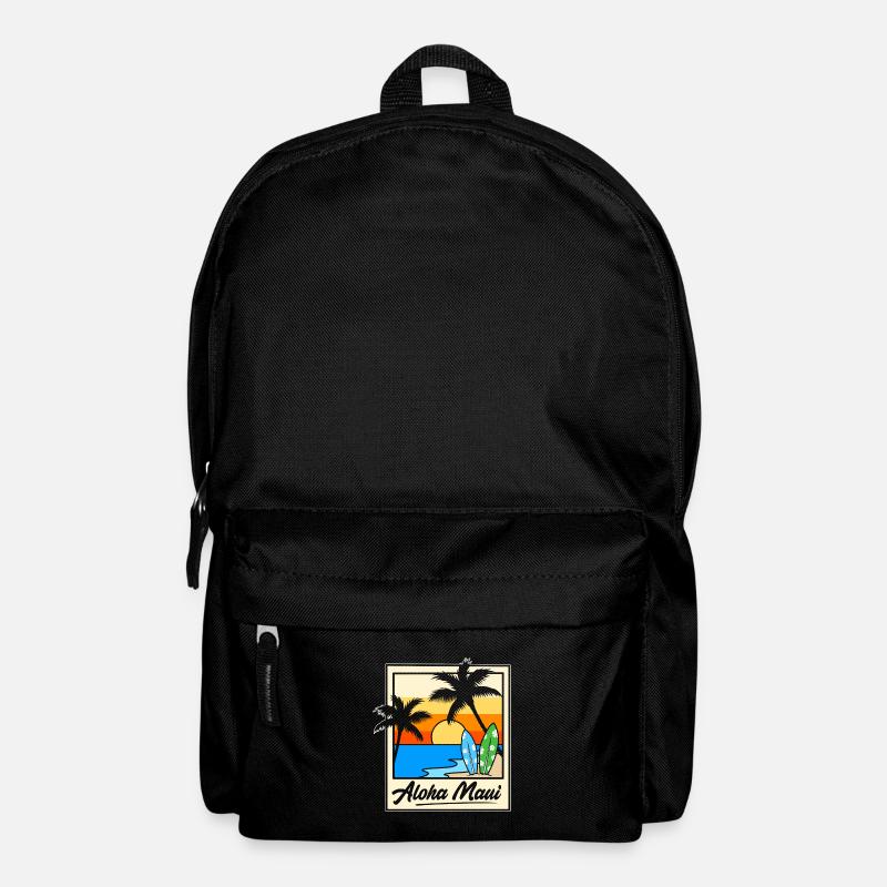 Maui Hawaii Hawaiian - Rucksack - Schwarz