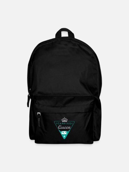 Camping-Shirt Queen - Rucksack - Schwarz